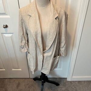 Karen Kane size XL linen blend jacket